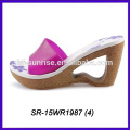 Pvc oberen Pantoffel High Heel Slipper neue Frau Slipper